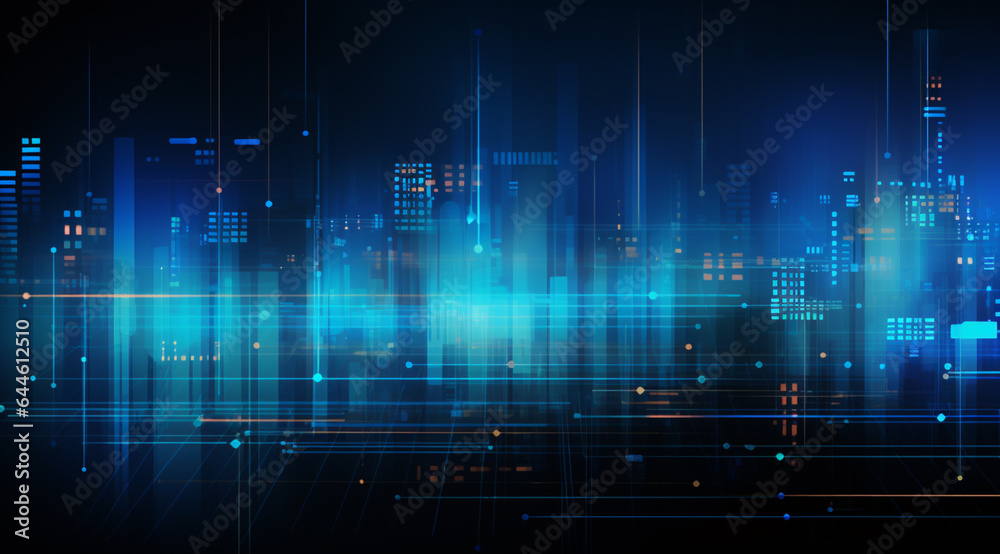 abstract technology communication concept  background