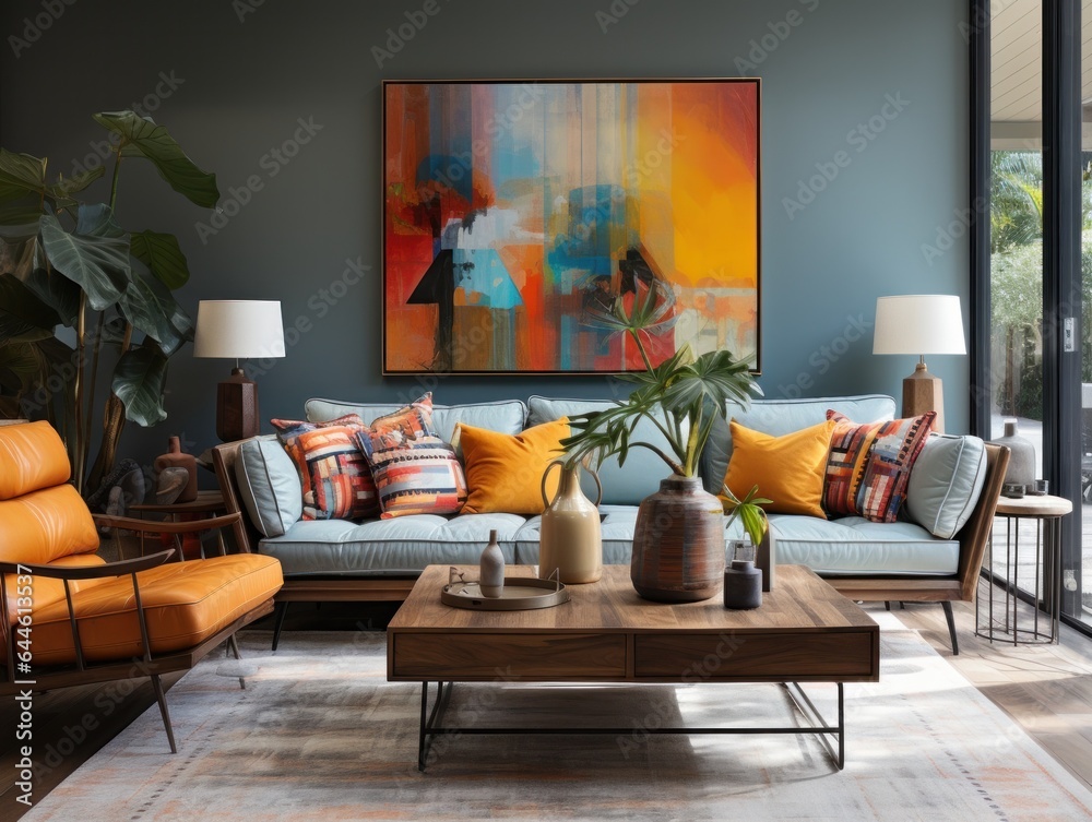 As the sun sets on the distant mountains, an indoor landscape of vibrant sky-blue bowls and vases adorns a table, inviting viewers to dream of peaceful cloud-filled sunrises As the sun sets on the distant mountains, an indoor landscape of vibrant sky-blue bowls and vases adorns a table, inviting viewers to dream of peaceful cloud-filled sunrises
