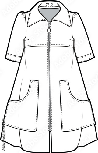 drawings.illustration.vector.design.coats.robe.dress.cardigans.jacket.trenchcoat.panco.women,girls.denim jacket.clothes.clothing.