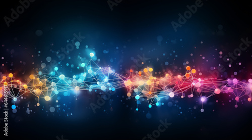 abstract technology communication concept  background