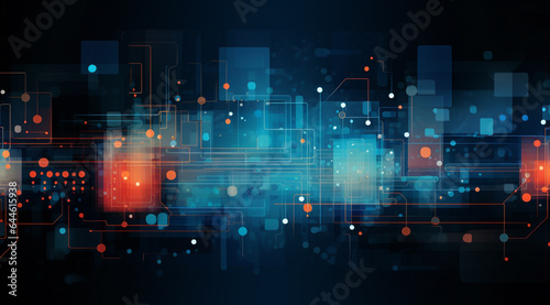 abstract technology communication concept  background