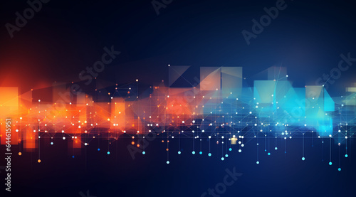 abstract technology communication concept  background