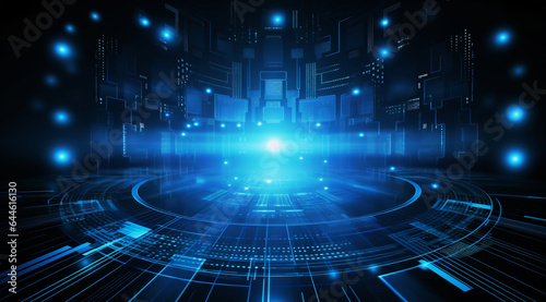 abstract technology communication concept  background