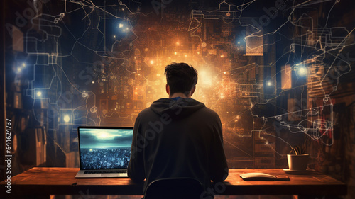 the cyber hacker in cyberspace