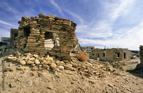 Old Oraibi, Hopi Village on Third Mesa, Hopi Indian Reservation, Arizona. photo