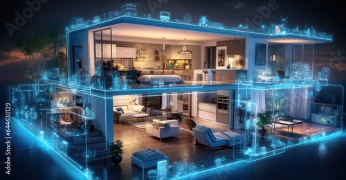 Immersive Smart Home Experience: A Wide-Angle Look at IoT Device Interconnectivity © Stock Pix