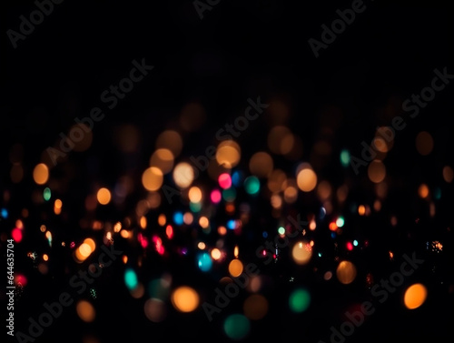 Blurred christmas lights. holiday lights out of focus. copy space. concept of christmas, new year's eve, new year's eve, party.