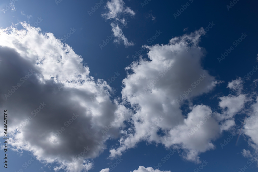 clouds in the blue sky in cloudy windy weather clouds in the blue sky in cloudy windy weather