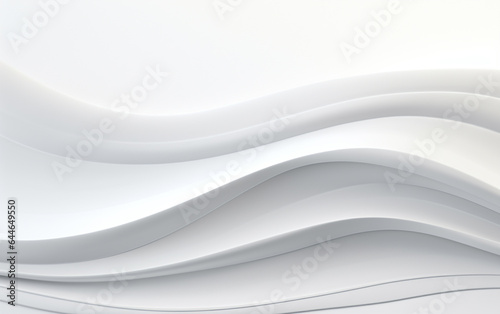 Smooth white wave background 