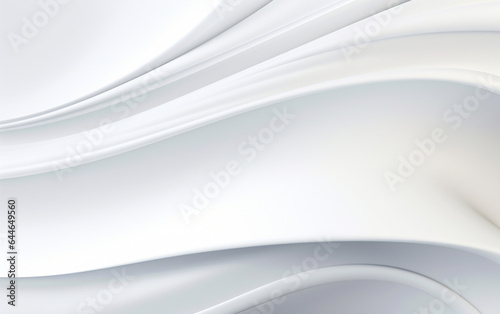 Smooth white wave background 