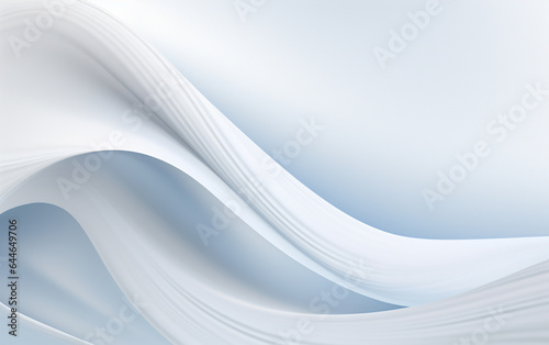 Smooth white wave background 