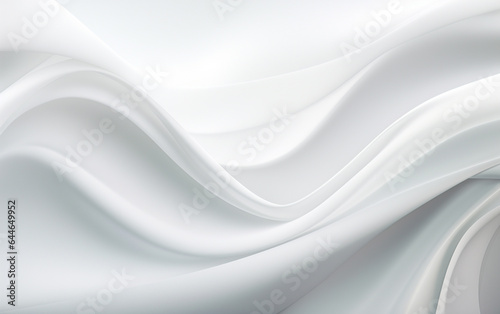 Smooth white wave background