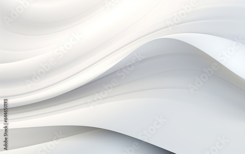 Smooth white wave background