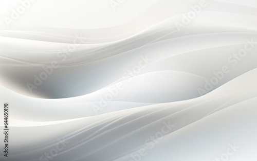 Smooth white wave background