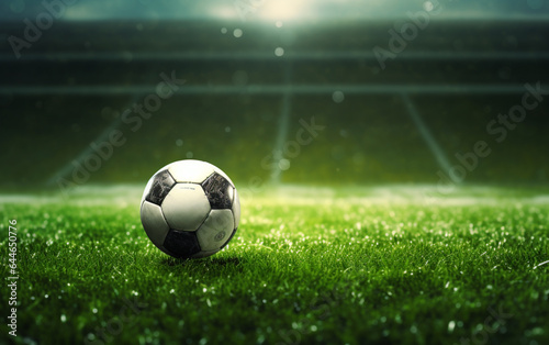 Soccer field with ball  © MUS_GRAPHIC