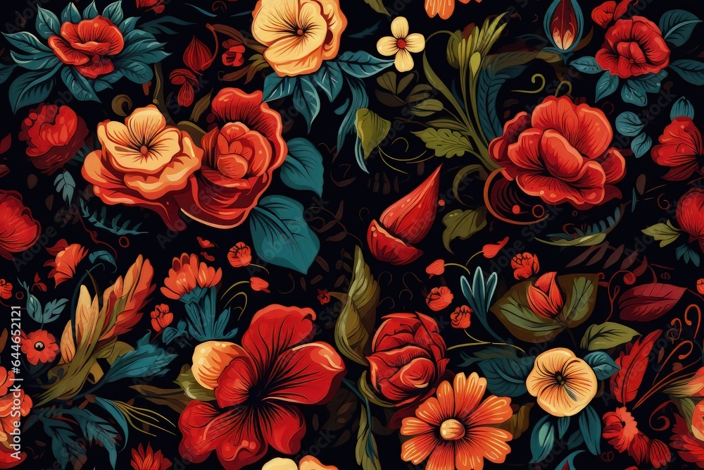 repeating floral tiled pattern seamless repeating floral tiled pattern seamless