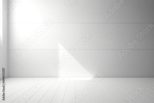 A minimalist, monochromatic background with soft, diffused light and simple, clean shadows exuding a sophisticated and elegant mood, ideal for showcasing highend fashion or tech products.