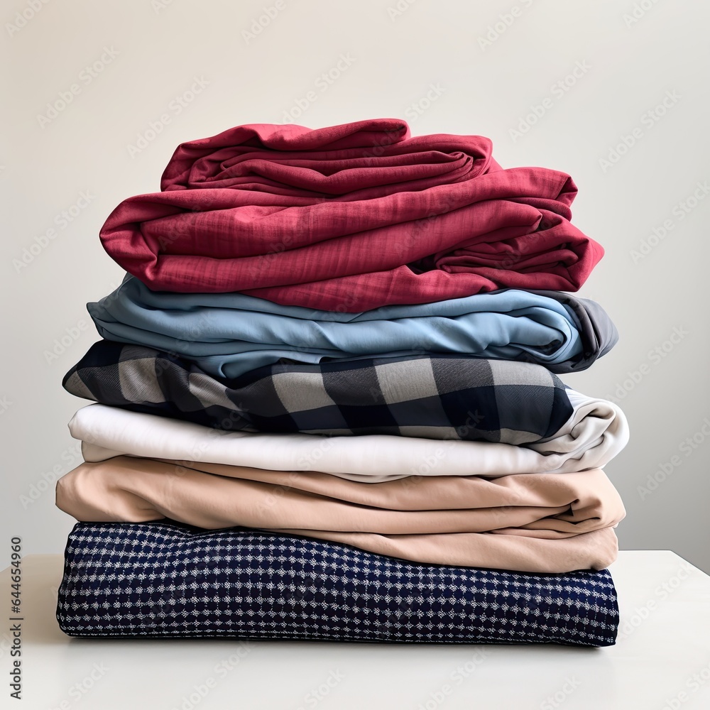 Folded clothes