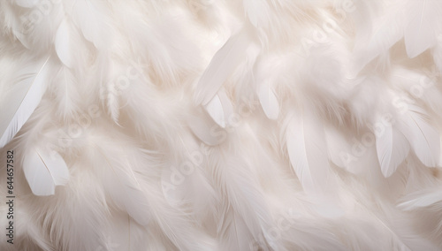 Fluffy white background textured macro feather soft