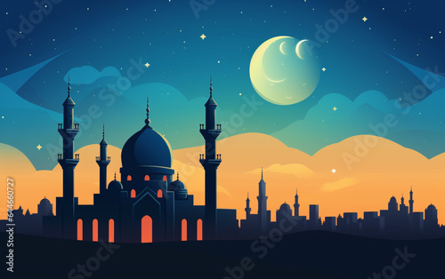 Flat ramadan kareem illustration © MUS_GRAPHIC