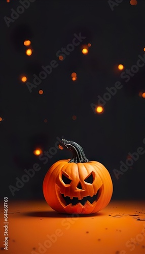 Halloween Background. Halloween poster pumpkin