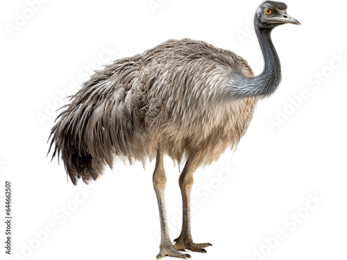 Protective Emu Stance, No Background