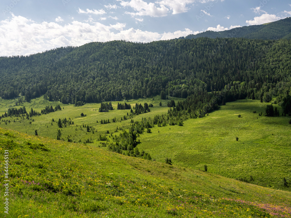 The natural landscape of Xinjiang Hemu