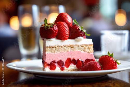 Simply Impressive  Bursting Strawberry Cake with a Sweet Crust