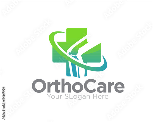 bone care for medical service and clinical logo