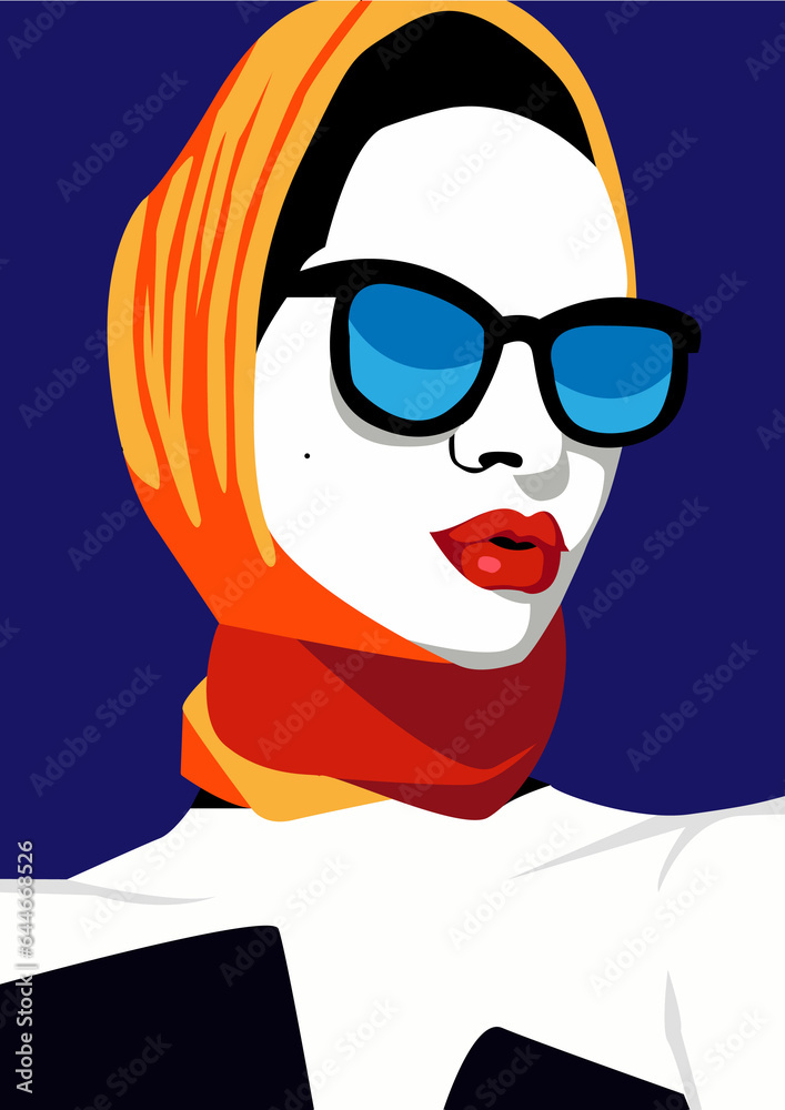 person in sunglasses