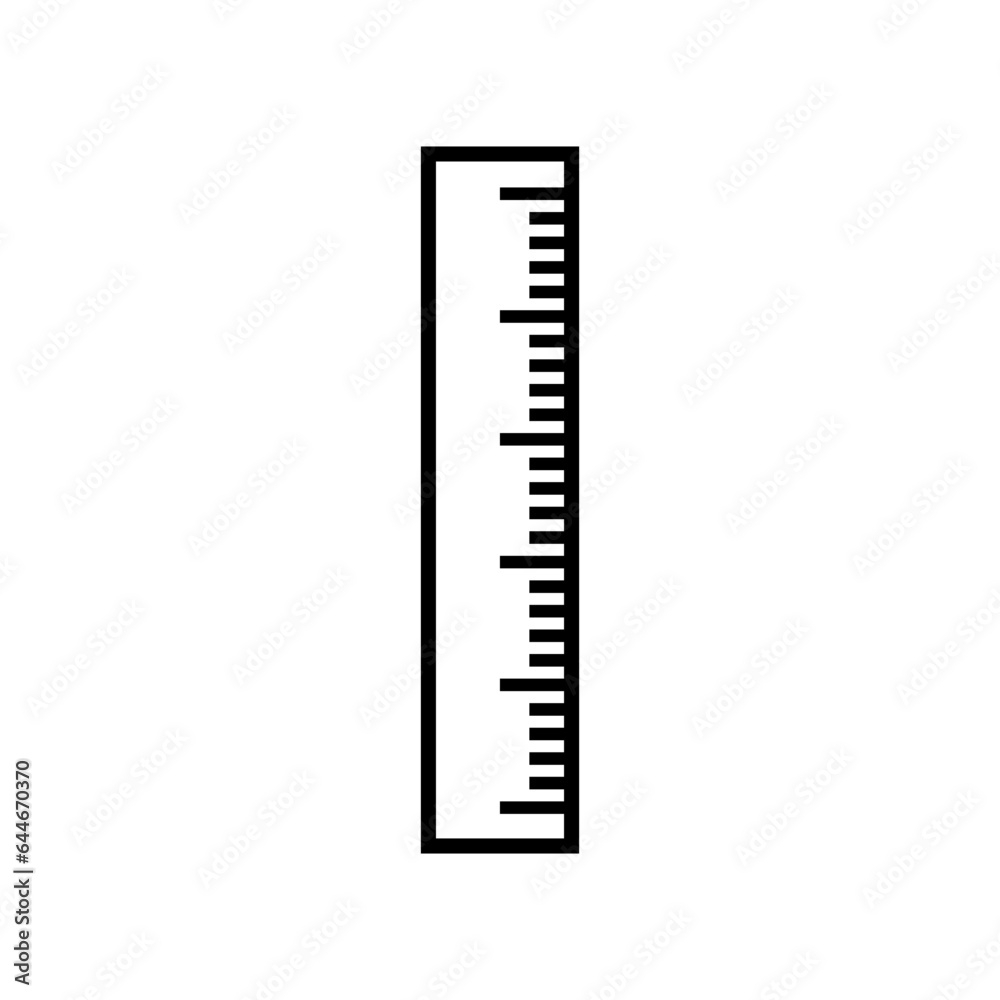 ruler icon vector design templates