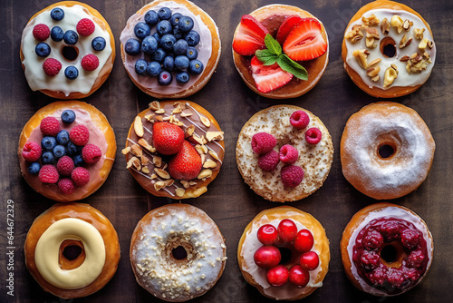 Decadent Delights: Gourmet Donut Photography Collection