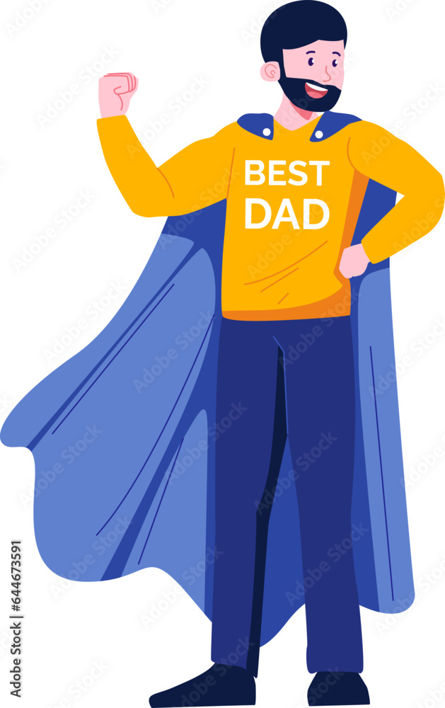 Father's Day Character Illustration Father's Day Character Illustration