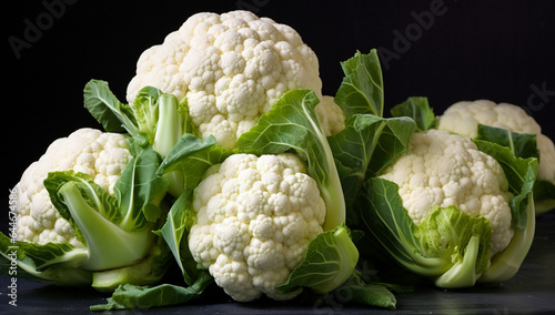 Healthy vegetarian organic cauliflower nature vegetables fresh food agriculture ingredient