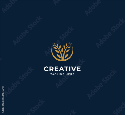 Agriculture logo and farming logo, Wheat logo. Agribusiness, Eco-farm and rural country, vector design. Farm industries and agronomy logo design.