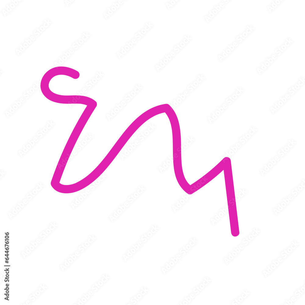 Red Pink Orange Squiggles Lines Vectors Red Pink Orange Squiggles Lines Vectors