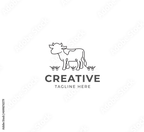 Dairy farm, cattle farm, Cow, Milk Premium Quality Design Element.