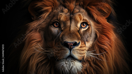 lion head portrait