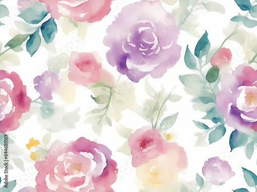 pink rose background (Seamless)