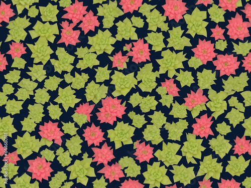 seamless pattern with flowers