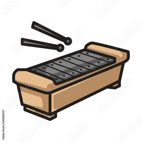 Marimba Xylophone Music Instrument Clipart