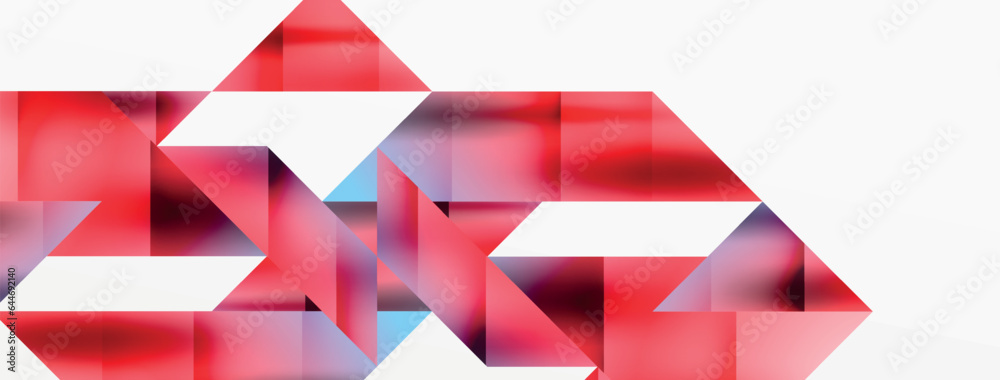 Vivid abstraction unfolds. Triangles in seamless harmony, composing dynamic geometric backdrop. Interplay of angles and hues forms captivating tapestry, evoking modernity and artistic allure Vivid abstraction unfolds. Triangles in seamless harmony, composing dynamic geometric backdrop. Interplay of angles and hues forms captivating tapestry, evoking modernity and artistic allure