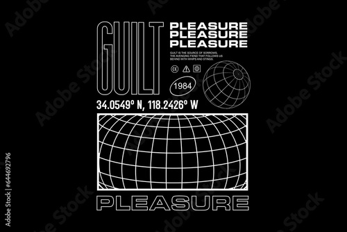 Modern urban streetwear graphic tee quotes design templates