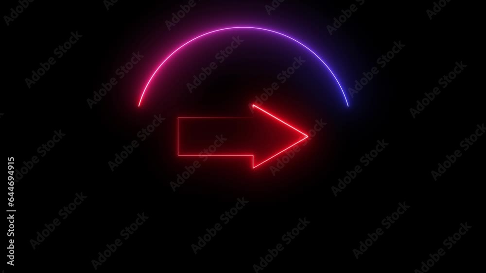 Direction Arrows Glowing Line Animation. Isolated street information sign. Direction sign. e_954 Direction Arrows Glowing Line Animation. Isolated street information sign. Direction sign. e_954