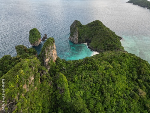 Drone footage in Koh Phi Phi in Thailand © Stephen