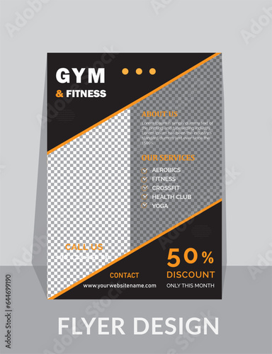 Gym flyer template