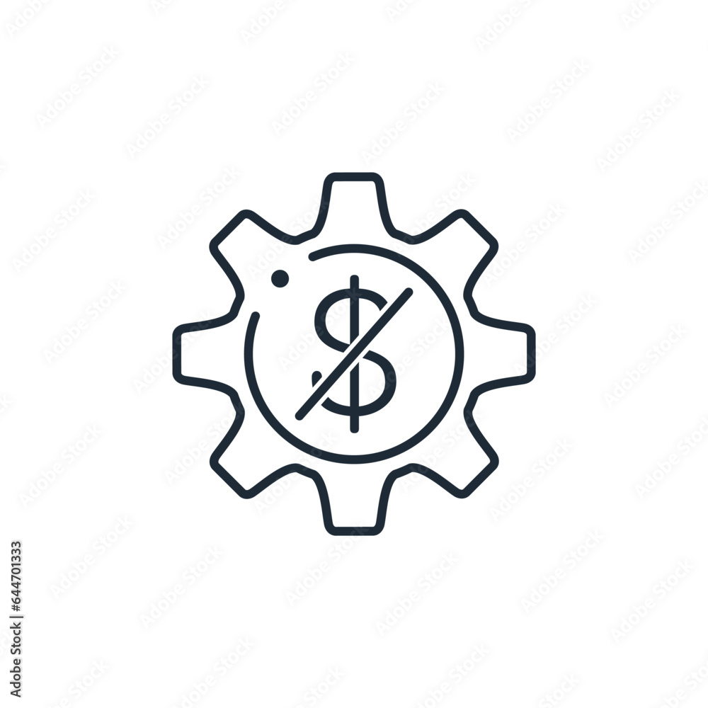 Free warranty service. Vector linear icon isolated on white background. Free warranty service. Vector linear icon isolated on white background.
