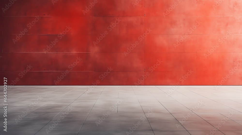 Fototapeta premium concrete wall and floor