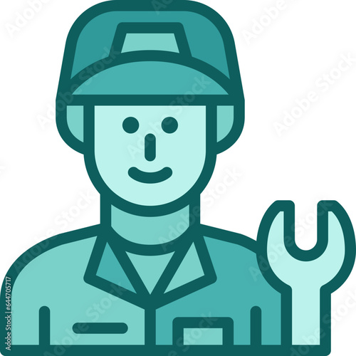 mechanic two tone icon