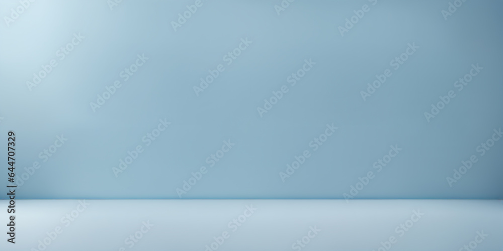 clean baby blue backdrop background for product presentation. Empty room with blue wall.. clean baby blue backdrop background for product presentation. Empty room with blue wall..